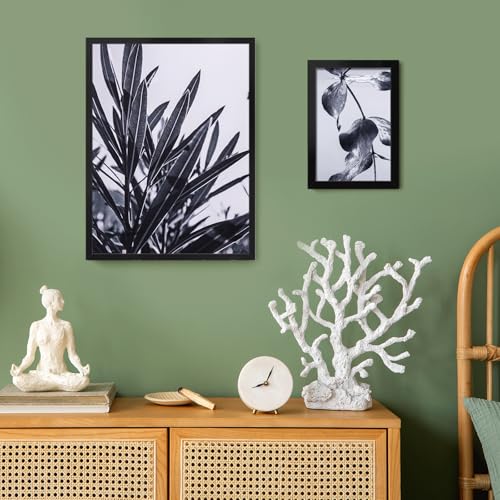 Veleclo 12x18 Picture Frame for Wall Display, 12x18 Black Picture Frame with Shatter Resistant Plexiglass, Stable and Stur...