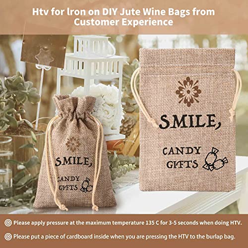 boboom 30Pcs 4 x 6 inch Burlap Gift Bags and 30Pcs Tags with Drawstring, Wedding Hessian Linen Sacks, Jewelry Pouches Burl...