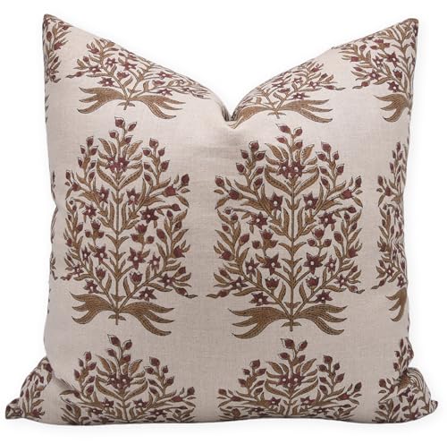 Fabritual Handmade Pure Linen Fabric 14x36 Inch Throw Pillowcase Cushion Cover Decorative for Sofa, Couch, Bedroom, Living...