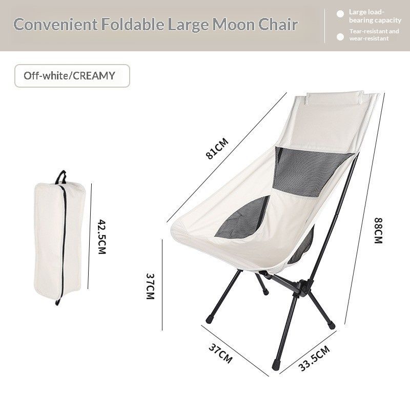 Outdoor Breathable Mesh Backrest Folding Chair