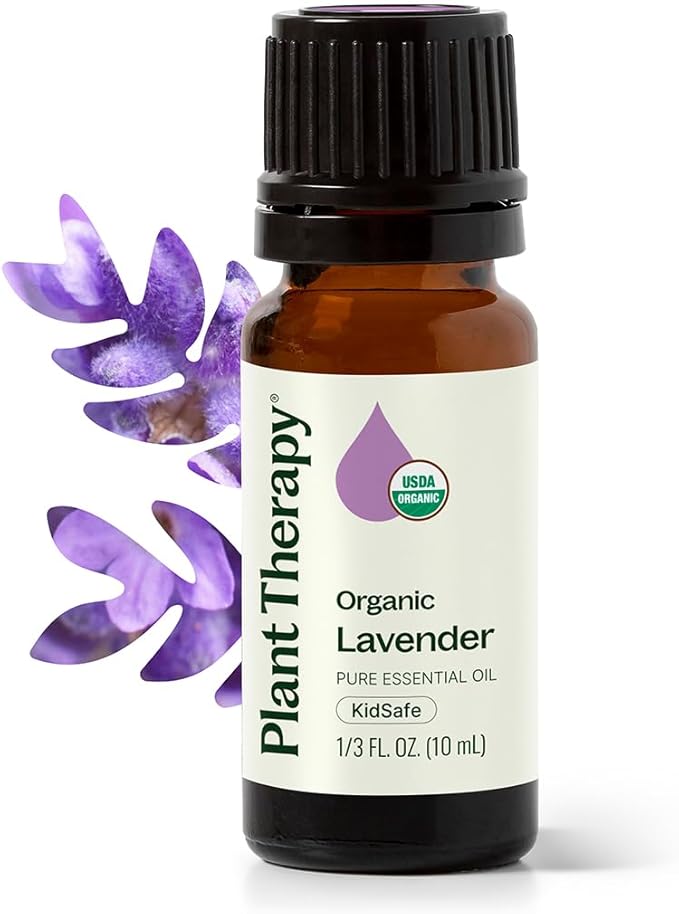 Plant Therapy Organic Lavender Essential Oil 100% Pure, USDA Certified Organic, Undiluted, Natural Aromatherapy, Therapeut...
