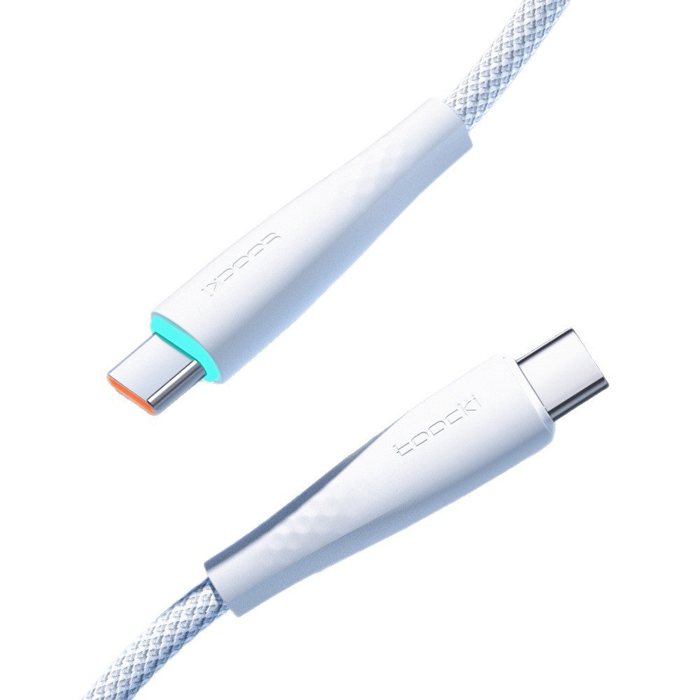 USB-C To USB-C Fast-charging Cable With LED Lighting, Suitable For Smartphones