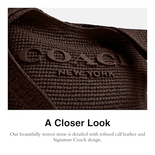 COACH Brooklyn Shoulder Bag 28 in Straw