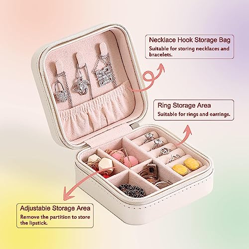 iDIY Ships Next Day, Bridesmaid Gifts Personalized Jewelry Box Custom Jewelry Organizer with Birth Flower & Name, Customiz...