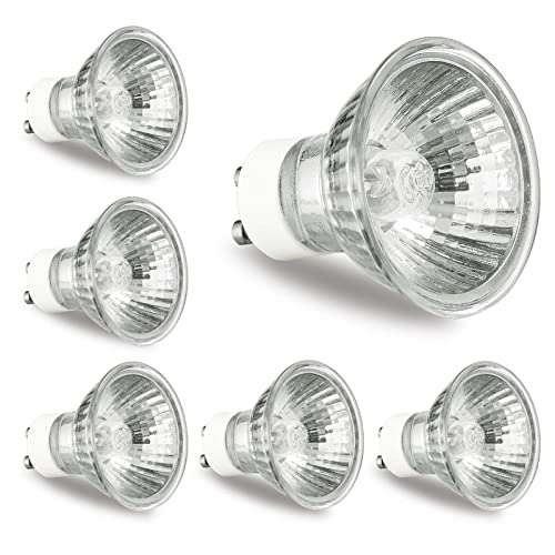 GODONLIF GU10 Bulb 120V 50W Light Bulbs for Candle Warmer Lamp, GU10+C, MR16 with Glass Cover, 2700K Warm White, Dimmable,...