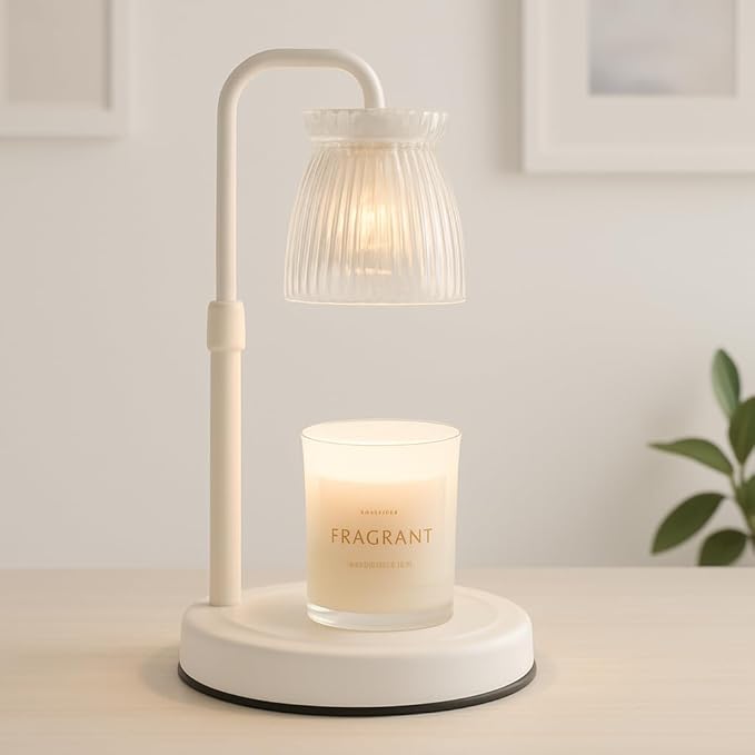 Shering Candle Warmer Lamp with Timer Dimmable, Gift Box, Gifts for Her, Birthday Gifts for Women, House Warming Gift New ...