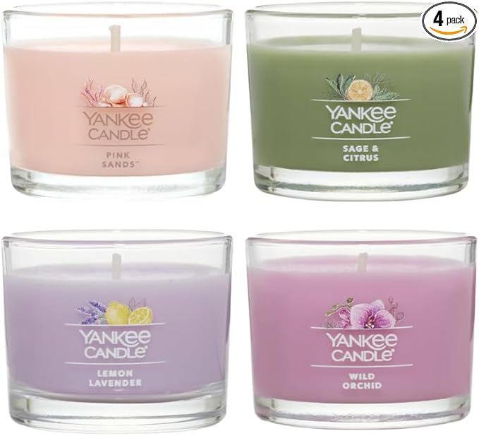 Yankee Candle Minis Jar, Zen Oasis Fragrance, Premium Scented Votives for Calm Relaxation Ambient Lighting and Aesthetic R...