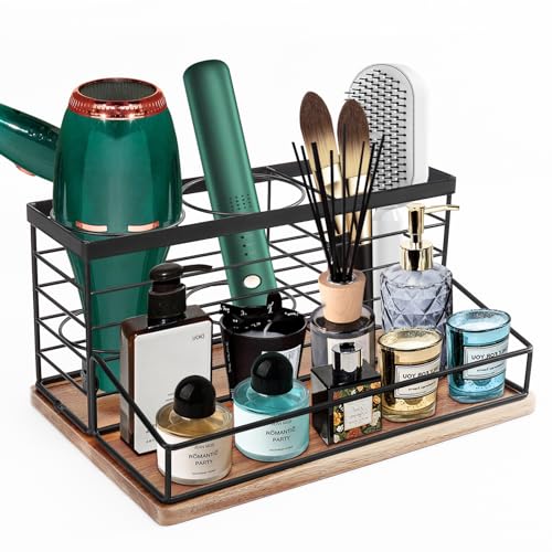 Siyzda Hair Tool Organizer, Movable Hair Dryer Holder, Hair Styling Tools Storage for Vanity, Bath Counter Organizer, Bath...
