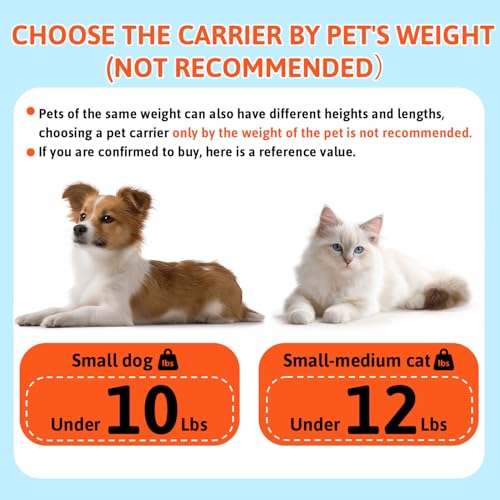 Petskd Top-Expandable Pet Carrier 18x11x11 Inches Delta American United Airline Approved, Soft-Sided Carrier for Small Cat...
