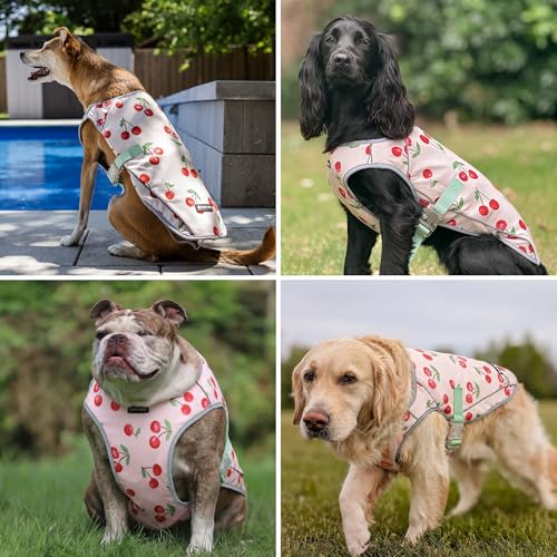 Spark Paws Dog Cooling Vest - SPF 50 UV Sun Protection - Summer Heat Relief Gear for Dogs, Lightweight, Evaporative Coolin...