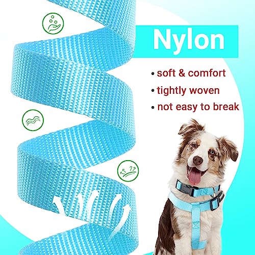 No Pull Dog Harness - Adjustable Step-in Harness & Leash Set for Small, Medium, Large Dogs - Escape Proof Soft Pet Harness...