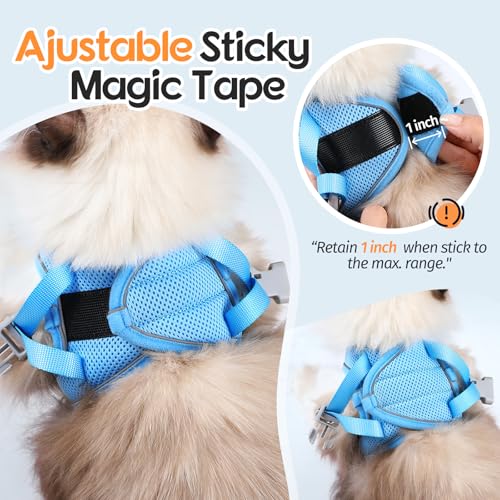 Dooradar Cat Harness and Leash Set, Escape Proof Lightweight Kitten Harness, Soft Breathable Reflective Vest for Outdoor W...