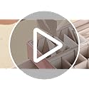 Emazerom 3 Layer Jewelry Boxes Large Jewelry Holder Organizer Case with 2 Jewelry Organizer Drawer PU Necklace Organizer L...