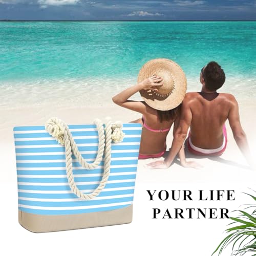 Fokongna Tote Bag For Women, Beach Bag Best Friend Travel Birthday Gifts, Travel Parties Vacation Shopping Essentials