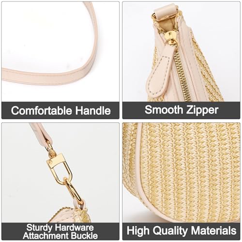KKXIU Shoulder Bag for Women Cute Hobo Purses and Handbags Retro Clutch Underarm Purse | Cute, Retro, Cute, Retro