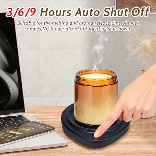 Candle Warmer with Timer, Coffee Mug Warmers for Large Jar,Safely Releases Scents Without a Flame, Melt The Candle Quickl...