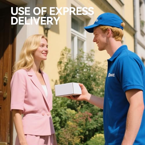 LineKap Small Shipping Boxes 3.5x2.2x1.6 Inches, 10-Pack White Corrugated Cardboard Boxes for Mailing, Storing, Gift Packa...