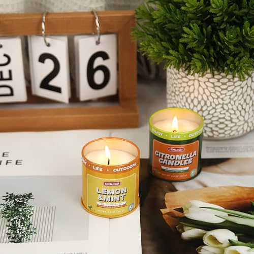 Scented Candles Gifts Set - 9 Pack 3OZ Jar Candles with 9 Varied Scents for Home, Relaxation, Gifts, Includes Citronella