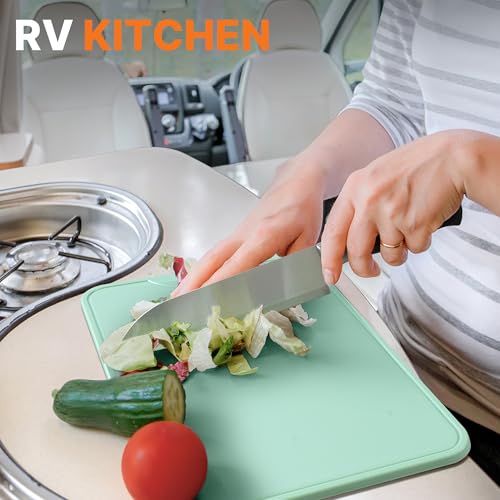Gaialoop Portable Camping Cooking Utensils Set, Camp Kitchen Set with Organizer Bag, RV Essentials Outdoor Cooking Utensil...