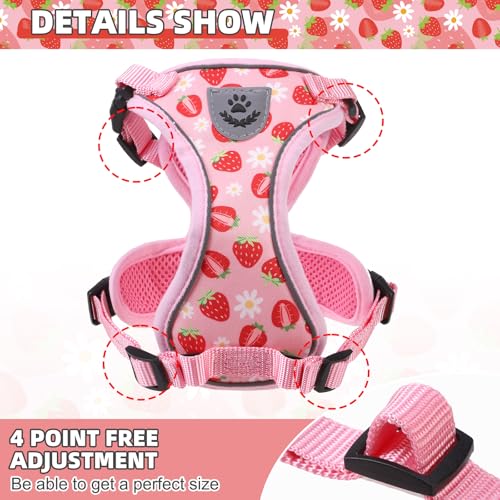 KOOLTAIL Cat Harness and Leash Set, Escape Proof for Safe Walking & Travel, Reflective Comfortable Easy Control Adjustable...