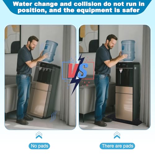 23.6x19.7 Inch Felt Water Cooler Mat,Water Cooler Mat for Hardwood Floor and Countertop Protector, Waterproof Mat for Mini...