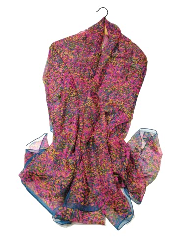 Shanlin Super Large Silk Feel Floral Scarves for Women in Gift Box