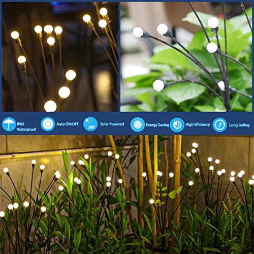 TONULAX Solar Garden Lights - Upgraded Solar Swaying Light, Sway by Wind, Outdoor Lights, Yard Patio Pathway Decoration, H...