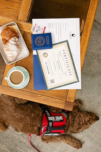 Support Pets International Pet Passport – Official Service Pet Travel Document Service Dog Book – Cat and Dog Travel Acces...