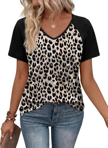 XIEERDUO Summer Tops Short Sleeve Boho Shirts Raglan Spring Outfits Fashion Clothing Resort Wear for Women 2026
