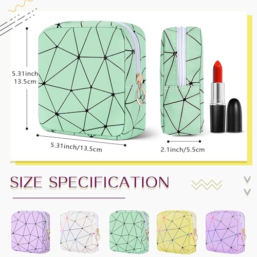 Likesing Period Bag for Tampon, Leather Sanitary Napkin Storage Bag for Girls Womens, Portable Sanitary Napkin Period Pad ...
