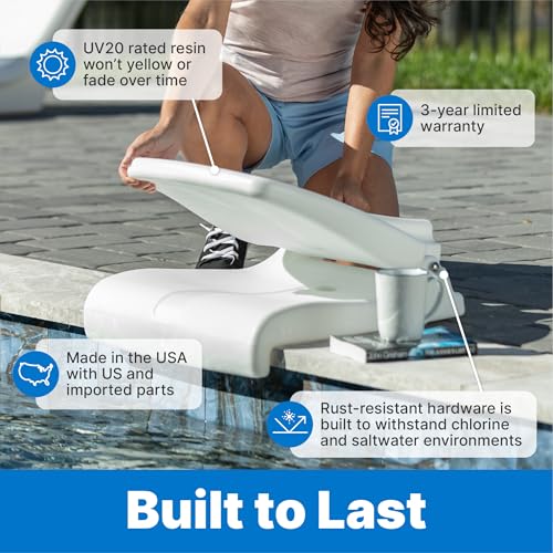Step2 Folding Flip Seat, Lightweight Portable Outdoor Chair for Poolside, Camping, Beach, Boats, Tailgates, Durable Ground...