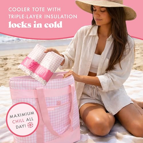 Fit & Fresh Insulated Grocery Tote Bag – Large Reusable Thermal Cooler Bag for Shopping, Food Delivery & Catering – Premiu...