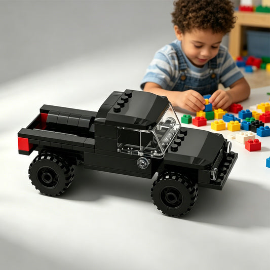 85PCS Off-Road Pickup Truck Building Blocks, Mini Off-Roader Vehicle Toy Gift For Boys Girls And Adults