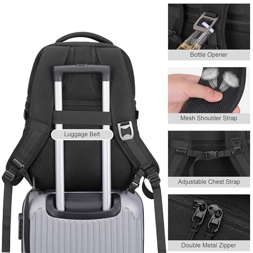 VS VOGSHOW Insulated Double Deck Cooler Backpack for Men Women, 36 Cans Large Leakproof Cooler Bag for Camping, Hiking, Pi...