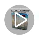 Americanflat 8.5x11 Acrylic Picture Frame - Double Sided Frames with Magnetic Corners - Transparent Acrylic Frames for Des...