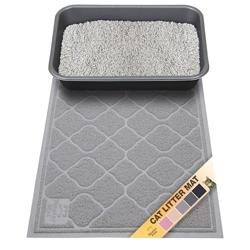 Neater Pets Neater Mat Cat Litter Rug, Thick & Durable Cat Mat for Litter Box, Trapper Pad Catches Mess to Protect Indoor ...