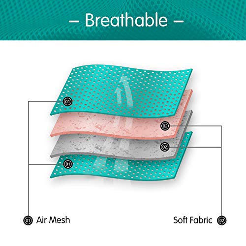 PoyPet Reflective Soft Breathable Mesh Dog Harness Choke-Free Double Padded Vest with Adjustable Neck and Chest(Military G...