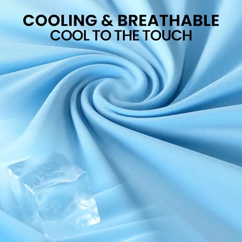 Dog Cooling Mat, Double-Sided with Cooling Fabric & Warm Flannel, 43.3" x 31.5" Thickened Cooling Mat for Dogs, No Electri...