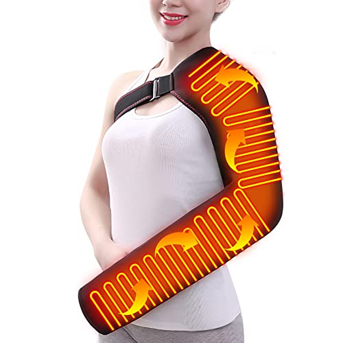 Shoulder Arm Hand Heating Pad for Pain Relief, Ultra Long Heated Wrist Wrap Heated Elbow Brace Hand Warmer for Tendonitis,...