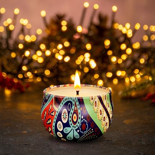 Scented Candle Gift Set, 12 Pack, 300 Hour Long Lasting Soy Wax Fragrance Set, Birthday for Women with Gifts Box.