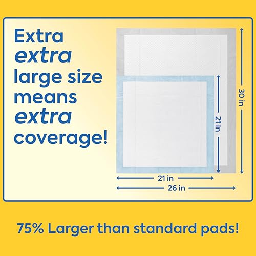 OUT! Petcare Puppy Pads XXL, Heavy Duty, Leak Proof Pee Pads for Dogs, Potty Training & Housebreaking, Puppy Essentials (2...