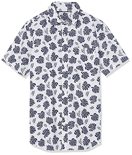 Amazon Essentials Men's Slim-Fit Short-Sleeve Poplin Shirt