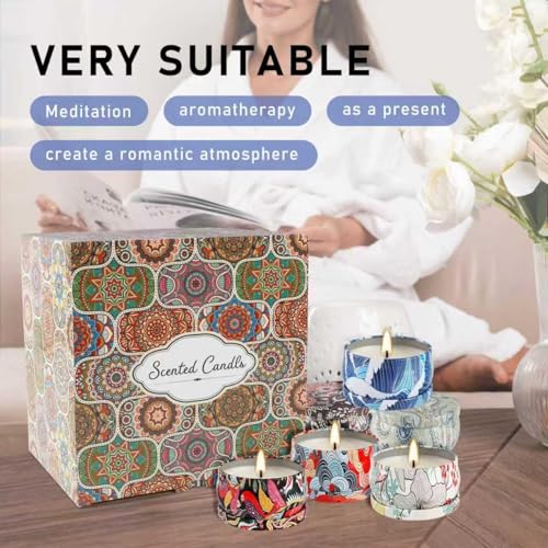 Scented Candles Gifts Set 36 Pack Soy Wax Travel Tin Jar Candles for Home 2.5 OZ for Mom for Christmas, Home Scented Decor...