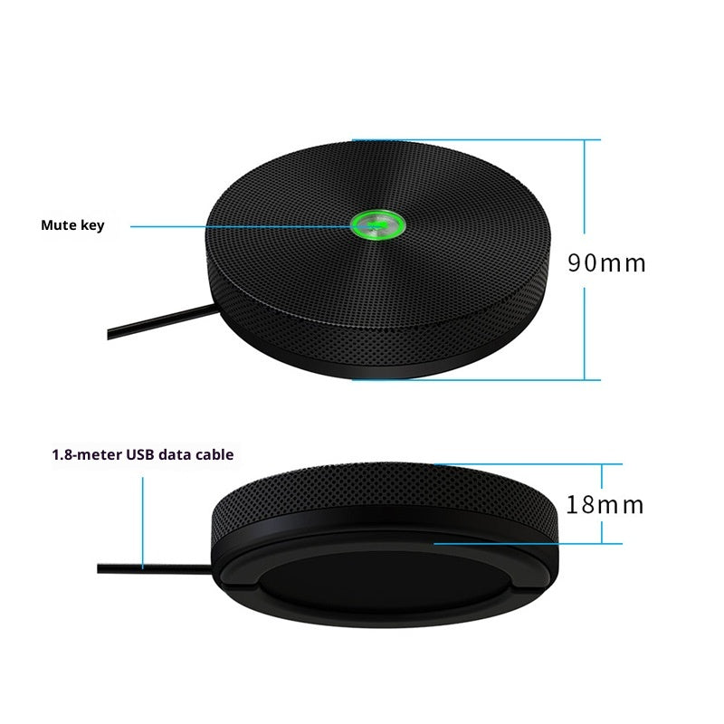 Remote Video Conference Omnidirectional Microphone Desktop Computer