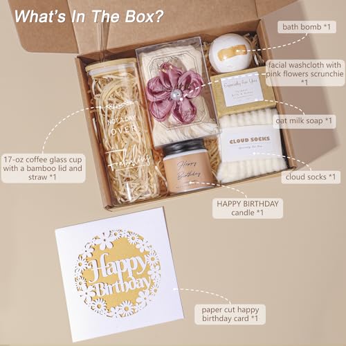 Gifts for Her, Birthday Gifts for Women, Happy Birthday Gift Set for Sister, Unique Birthday Gift for Mom, Funny Gift Idea...