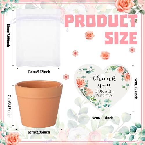 Ctosree 24 Sets Teacher Appreciation Gifts Thank You for All You Do Seed Packets Include Seed Packets Flowerpot Thanks Tag...