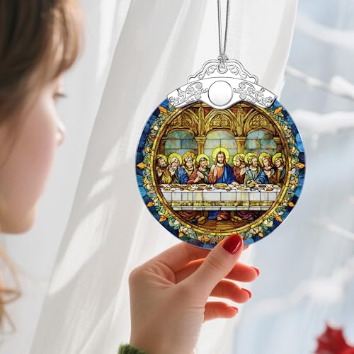 Christian Religious Christmas Ornaments - The Last Supper Ornament | Christmas Tree Ornament | Xmas Tree Decor - Spiritual...