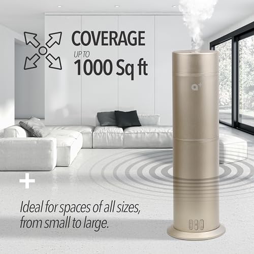 AROMAR Smart Waterless Oil Diffuser - Cold-Air Essential Scent Machine, App-Controlled, Covers 1000 Sq.Ft - Includes 'New ...