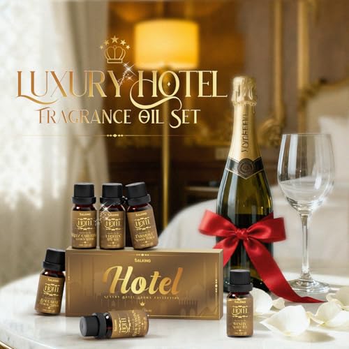 SALKING Hotel Diffuser Oil, Luxury Hotel Fragrance Oil Gift Set, Premium Essential Oil for Diffuser Inspired by The Most P...