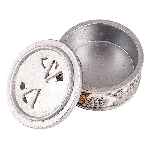 Joseph's Studio by Roman, Communion Collection, 1.5"H SILVER/GOLD KEEPSAKE BOX, Home Décor, Devout Gift, Prayerful Inspira...